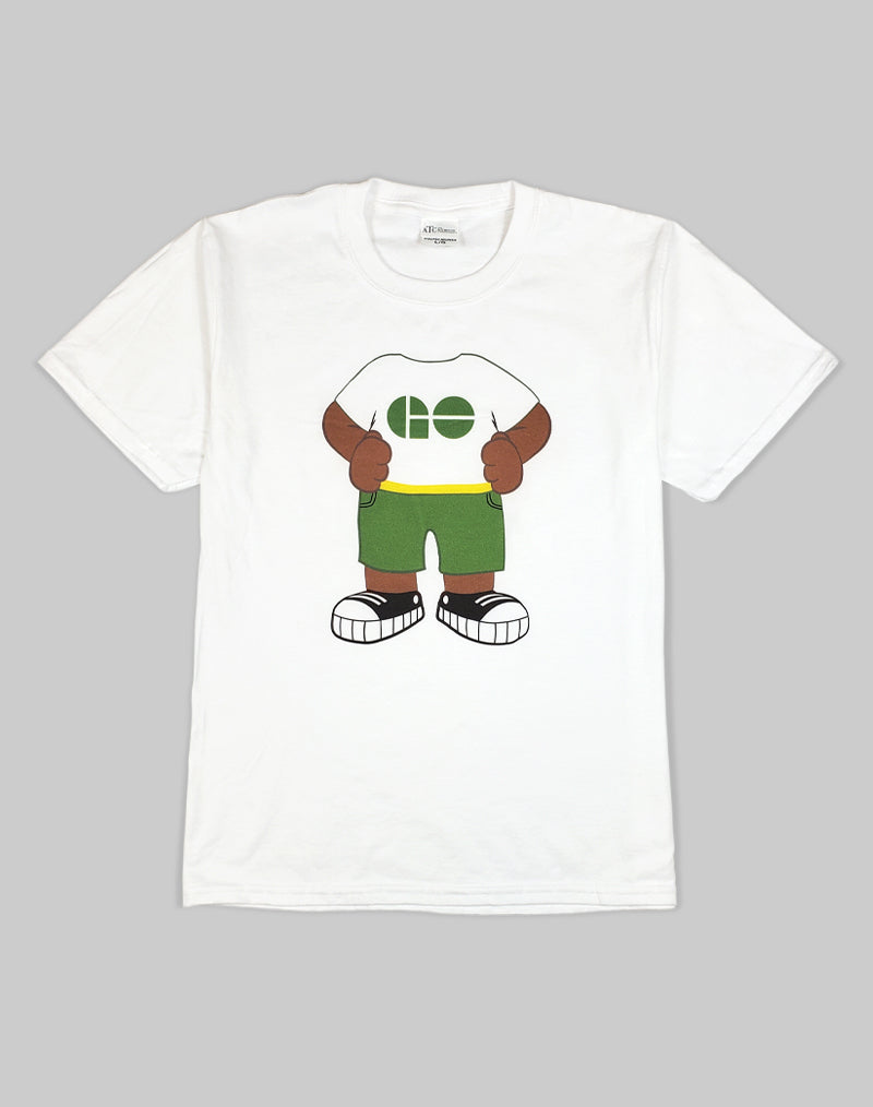 Habillez votre enfant avec style grâce à cet adorable tee-shirt arborant l'ours GO sur la poitrine - la mascotte de GO Transit! C'est le cadeau idéal pour les amateurs de mini transport en commun.