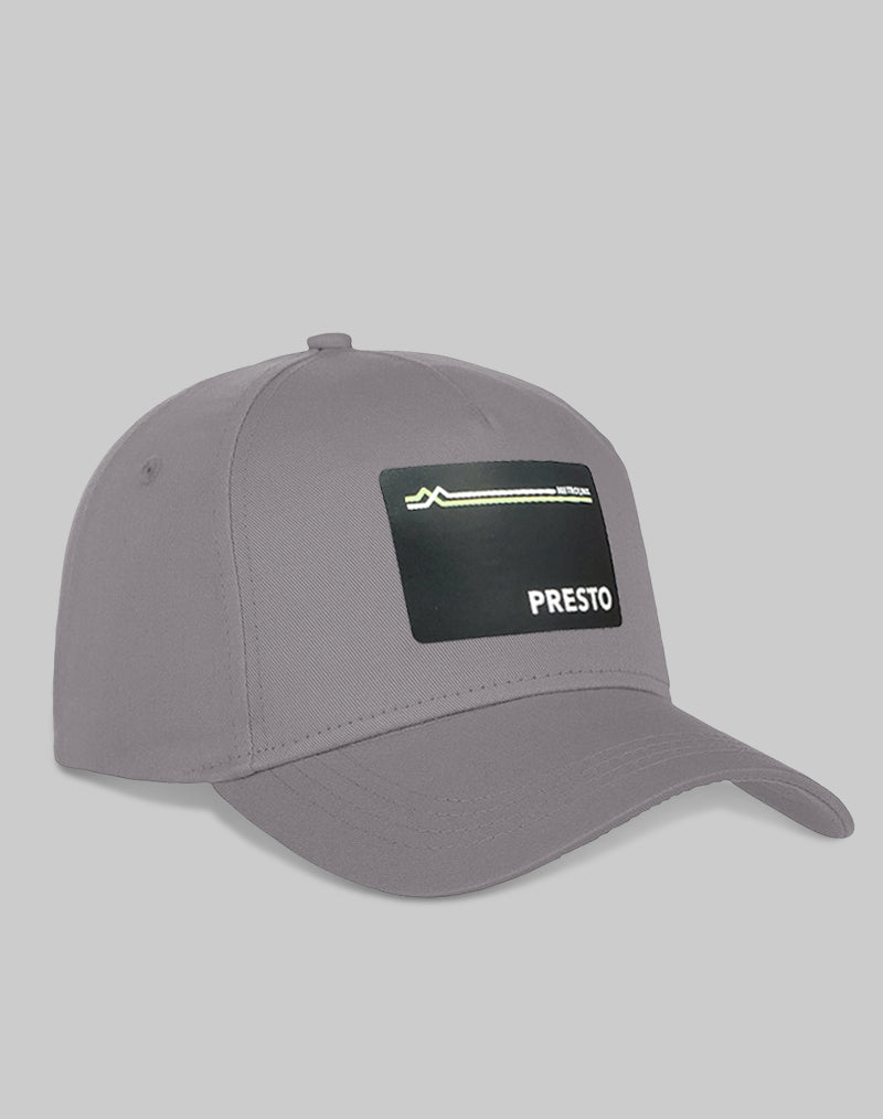 Grey Presto baseball cap