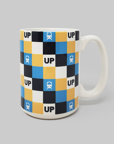 Your daily coffee is more enjoyable when served in this official UP Express ceramic mug, which features a colourful UP tiled pattern. It’s a great gift idea for coffee lovers.